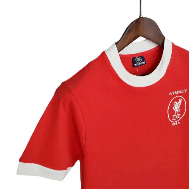 Camisa Liverpool Retrô 1965 Vermelha - Imagem 6