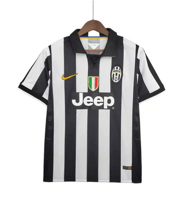 Camisa Juventus Retrô 2014/2015 Preta e Branca -