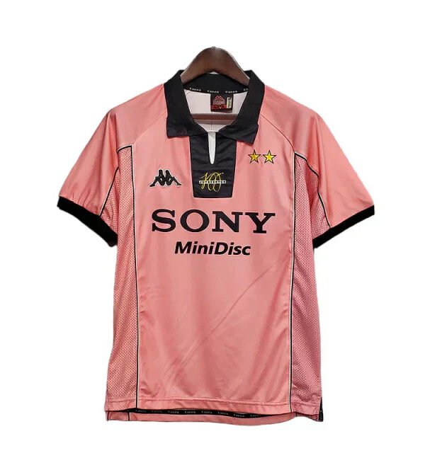 Camisa Juventus Retrô 1997/1998 Rosa -