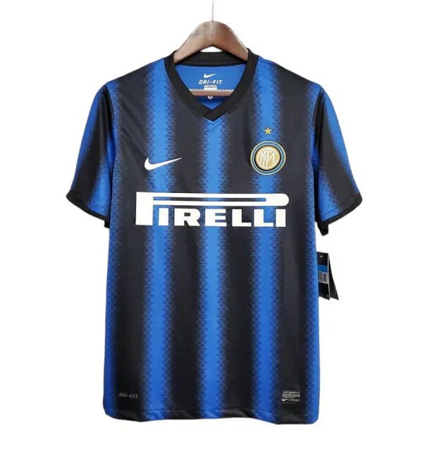 Camisa Inter de Milão Retrô 10/11 - - Preta e Azul