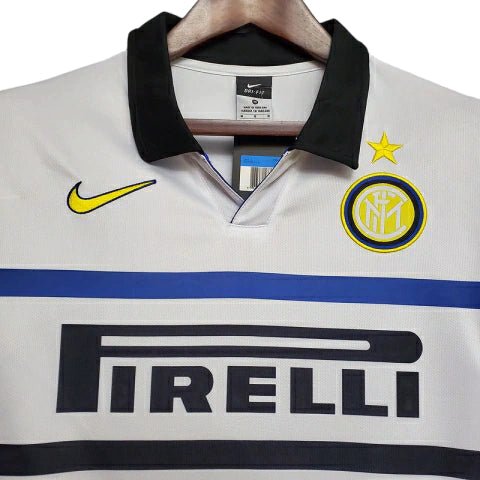 Camisa Inter de Milão Retrô 1998/1999 Branca - - Imagem 8