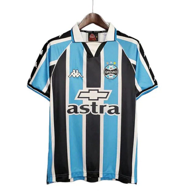 Camisa Grêmio Retrô 1988/99- - Masculino- Azul