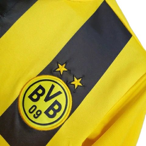 Camisa Borussia Dortmund Retrô 12/13 - - Amarela e Preta - Imagem 4