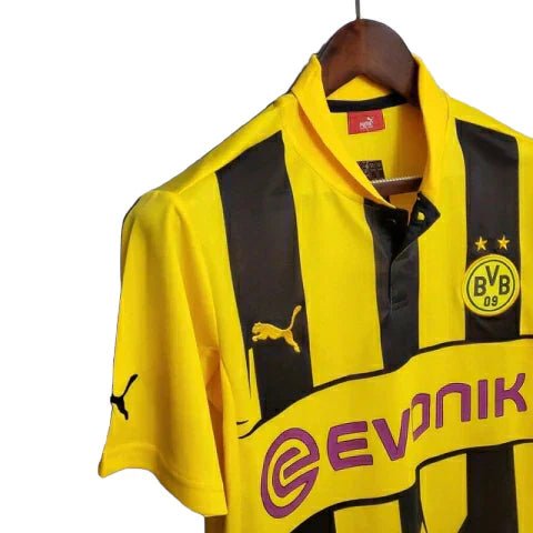 Camisa Borussia Dortmund Retrô 12/13 - - Amarela e Preta - Imagem 6