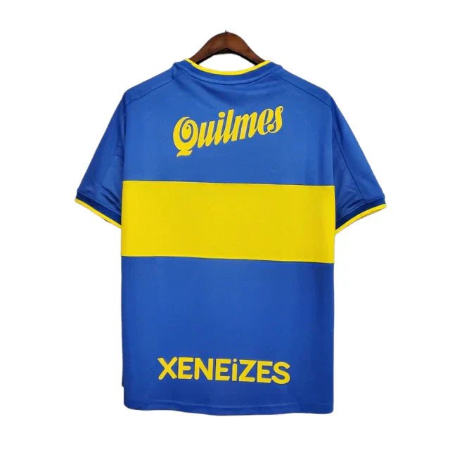 Camisa Boca Juniors Retrô 99/00 - - Azul e Amarela - Imagem 2