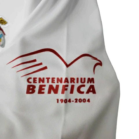 Camisa Benfica Retrô 2004/2005 Branca - - Imagem 6