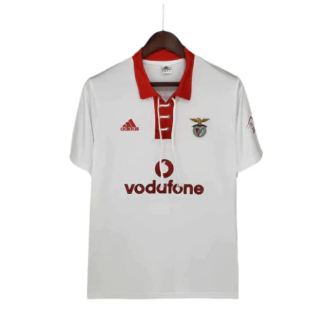Camisa Benfica Retrô 2004/2005 Branca -