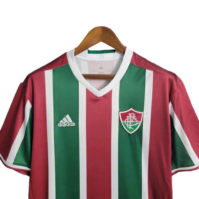 Camisa Fluminense I 16/17 Masculina Retrô - Tricolor - Imagem 4