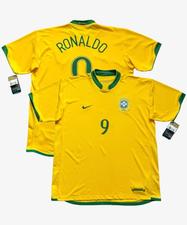 Camisa Da Seleção Brasileira 2006 Home Nº 9 Ronaldo -