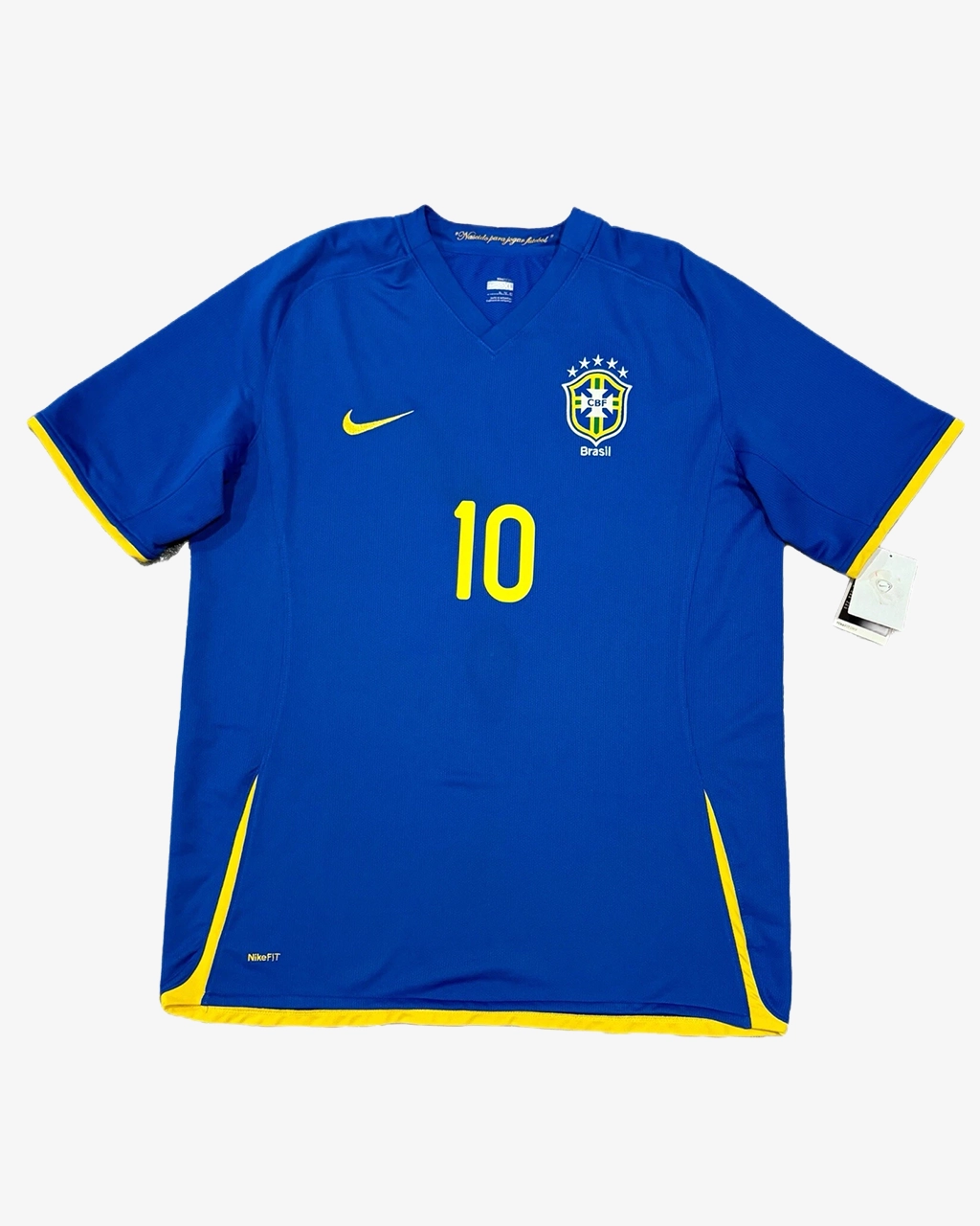 Camisa Seleção Brasileira 2008/09 Away Nº 10 Ronaldinho - Imagem 3
