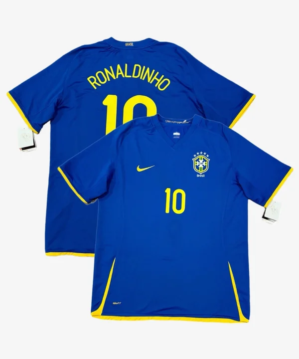 Camisa Seleção Brasileira 2008/09 Away Nº 10 Ronaldinho