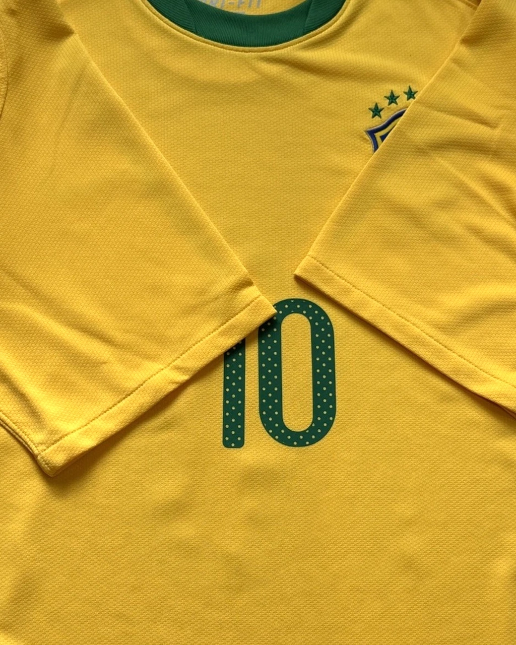 Camisa Da Seleção Brasileira 2010/11 Home Nº 10 Ronaldinho - - Imagem 6