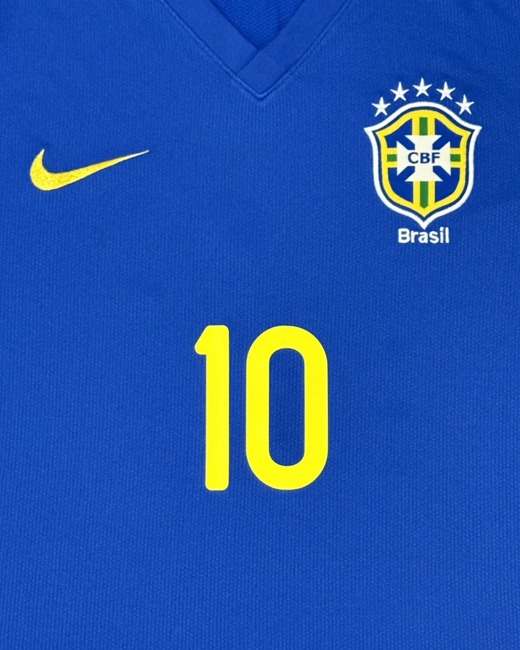 Camisa Seleção Brasileira 2008/09 Away Nº 10 Ronaldinho - Imagem 5