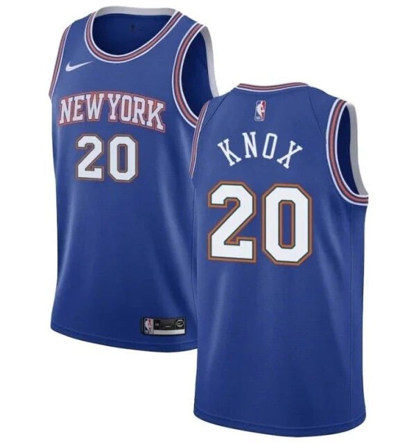 Regata NBA New York Knicks Authentic Knox 20 - Azul