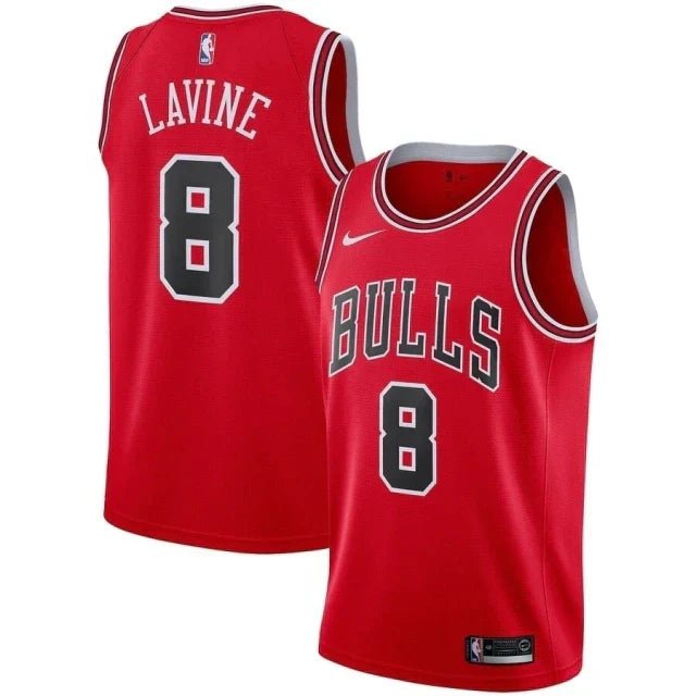 Regata NBA Chicago Bulls Authentic Lavine 8 - Vermelha
