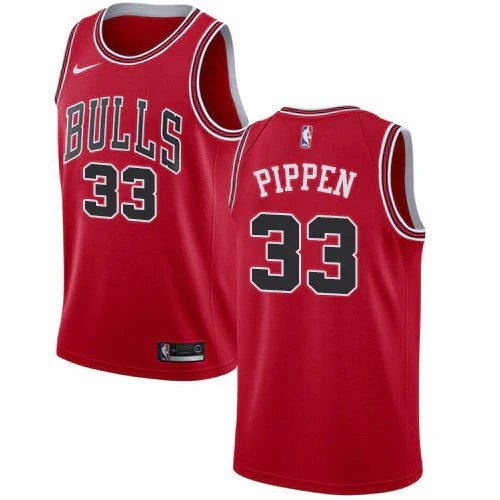 Regata NBA Chicago Bulls Authentic Pippen 33 - Vermelha