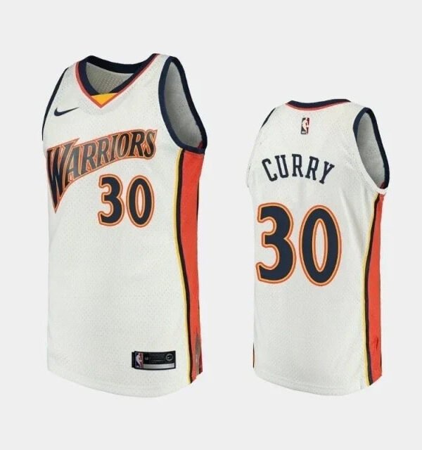 Regata NBA Golden State Warriors Retrô Authentic Swingman Curry 30