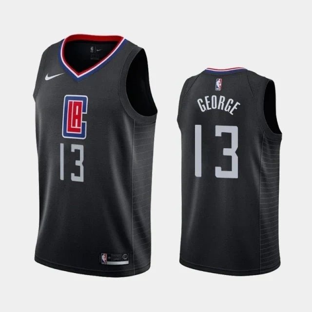 Regata NBA Los Angeles Clippers Authentic Swingman George 13 - Preta