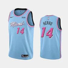 Regata NBA Miami Heat Authentic Herro 14 - Azul