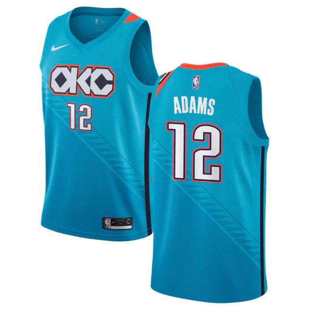 Regata NBA Oklahoma City Thunder City Edition 18/19 Authentic Swingman Adams 12 - Azul