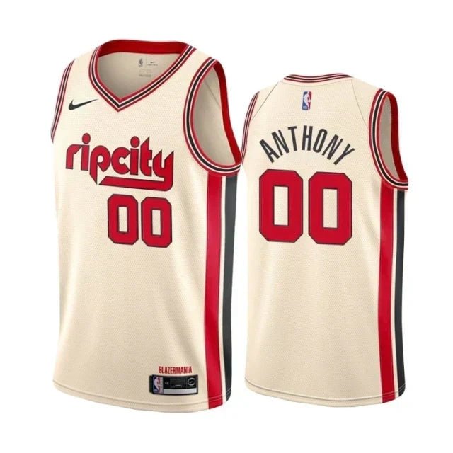 Regata NBA Portland Trail Blazers City Edition 19/20 Authentic Swingman Anthony 00 - Bege