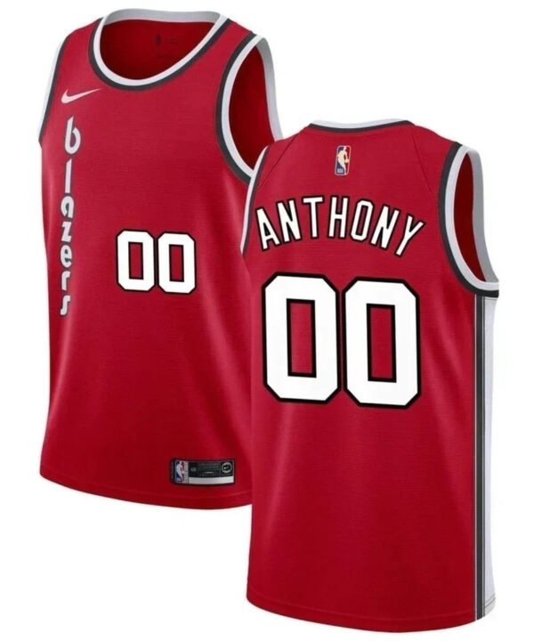 Regata NBA Portland Trail Blazers City Edition 19/20 Authentic Swingman Anthony 00 - Vermelha
