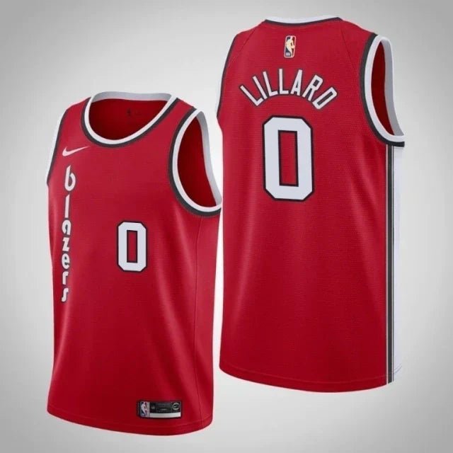 Regata NBA Portland Trail Blazers City Edition 19/20 Authentic Swingman Lillard 0 - Vermelha