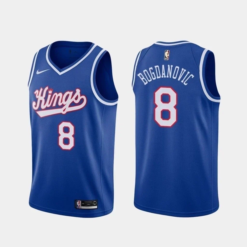 Regata NBA Sacramento Kings City Edition Authentic Swingman Bogdanovic 8 - Azul