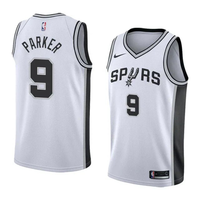 Regata NBA San Antonio Spurs Authentic Swingman Parker 9 - Branca