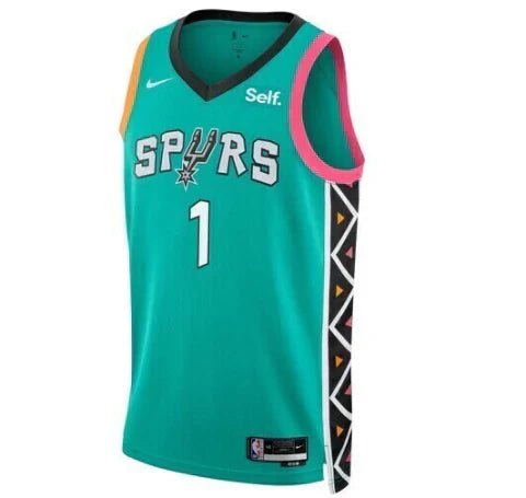 Regata NBA San Antonio Spurs City Edition Authentic Swingman Wembanyama 1
