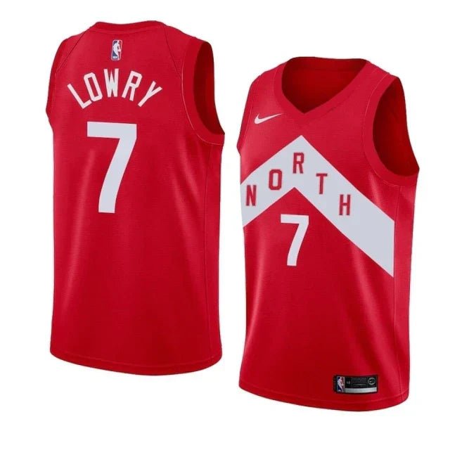 Regata NBA Toronto Raptors Authentic Swingman Lowry 7- Vermelha