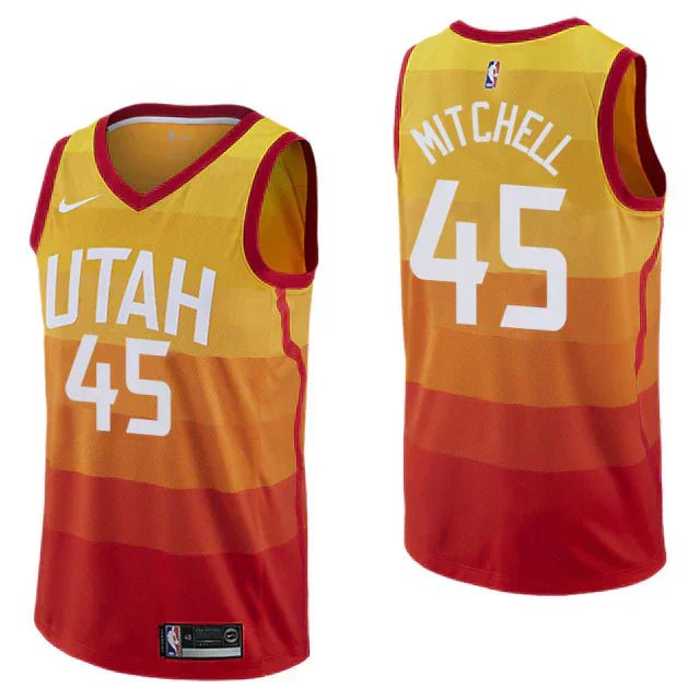 Regata NBA Utah Jazz City Edition 18/19 Authentic Mitchell 45
