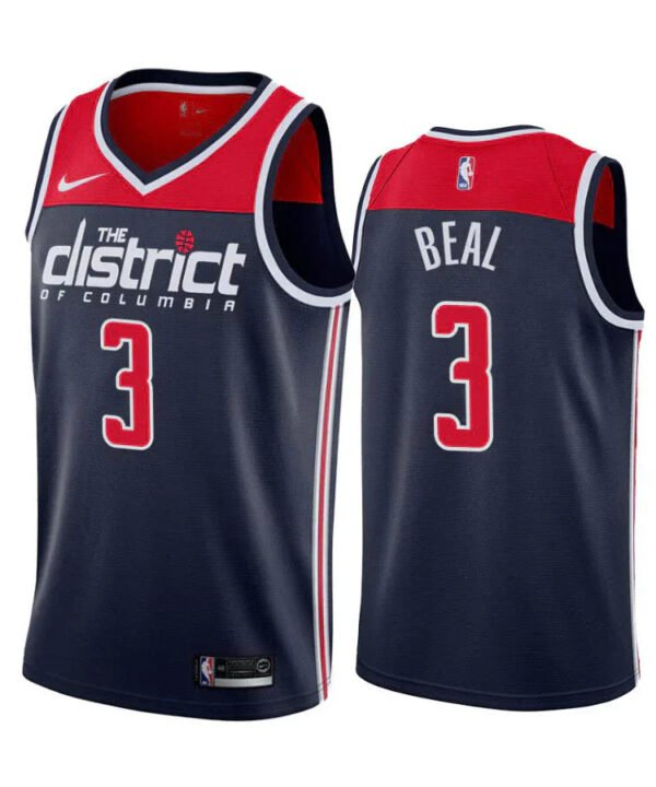 Regata NBA Washington Wizards Authentic Swingman Beal 3- Preta