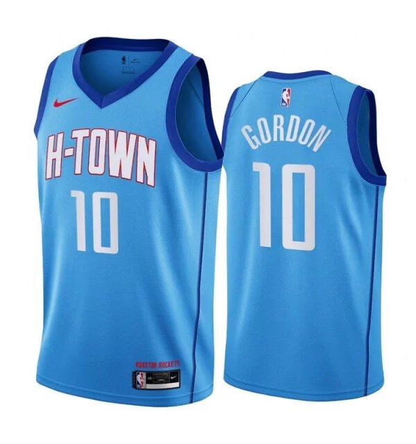 Regata NBA Houston Rockets City 20/21 Edition Authentic Swingman Gordon 10 - Azul