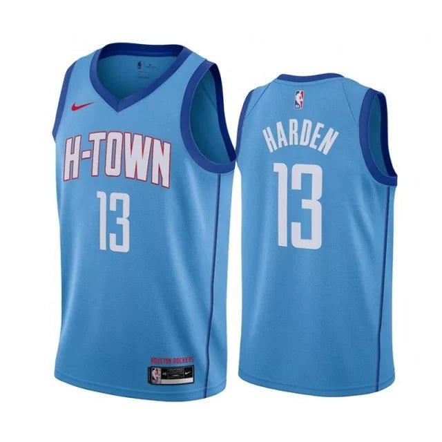 Regata NBA Houston Rockets City 20/21 Edition Authentic Swingman Harden 13 - Azul