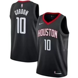 Regata NBA Houston Rockets City 20/21 Edition Authentic Swingman Gordon 10 - Preta