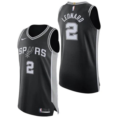 Regata NBA San Antonio Spurs Authentic Leonard 2 - Preta