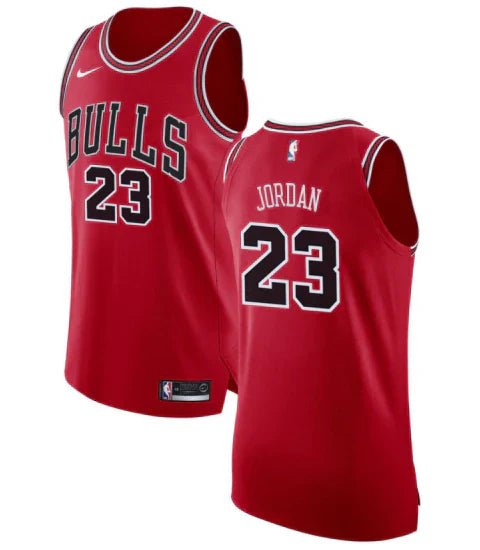 Regata NBA Chicago Bulls Icon Edition Authentic Jordan 23 - Vermelha