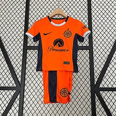 Conjunto Infantil Inter de Milão Home 23/24 - Laranja e Preto - Imagem 6