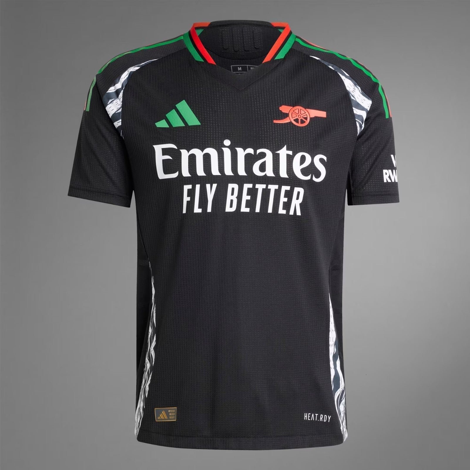 Camisa Arsenal Away 24/25 s/n° Torcedor Masculina - Preta