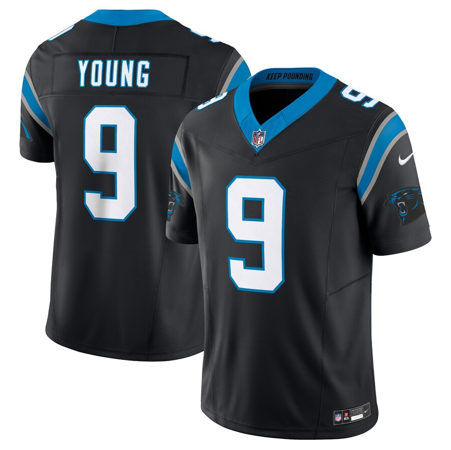 Camisa NFL Carolina Panthers Vapor F.U.S.E. Limited Jersey Preta - Imagem 2