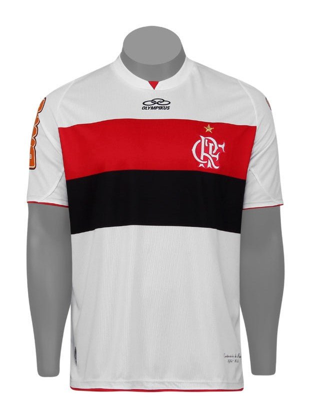 Camisa Flamengo Away Retro 2019/20 Olympikus - Branco - Imagem 3