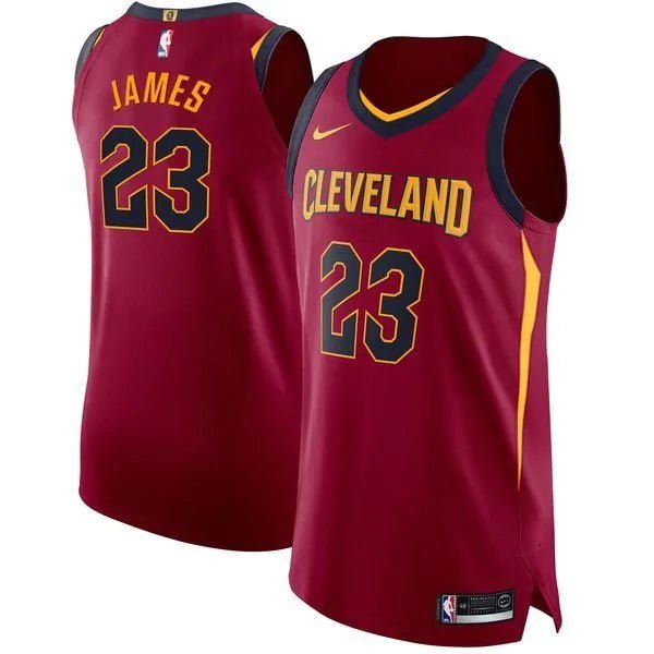 Regata NBA Cleveland Cavaliers Edition 20/21 Authentic James 23 - Vermelha