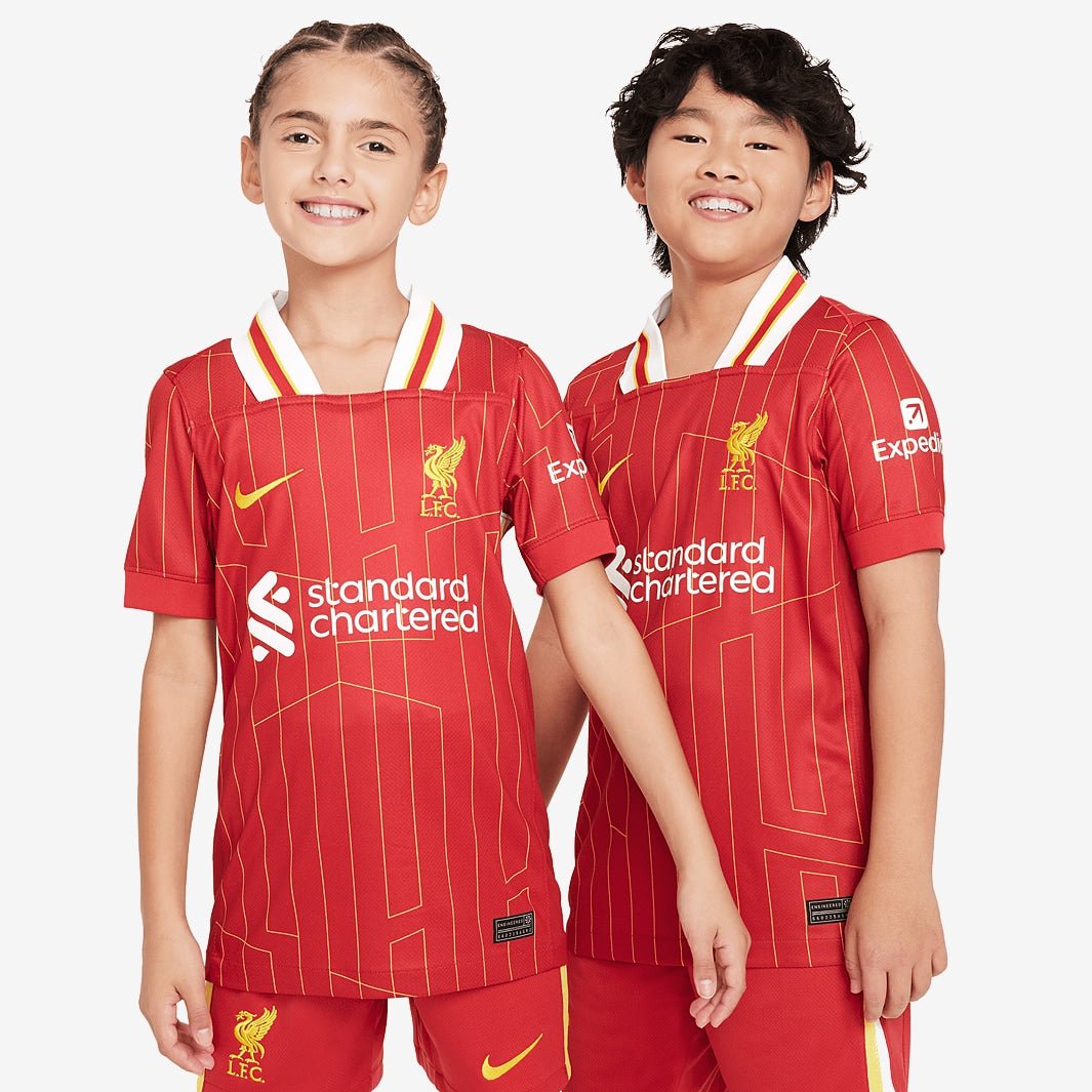 Camisa Conjunto Infantil Liverpool FC 2024/25 I Torcedor