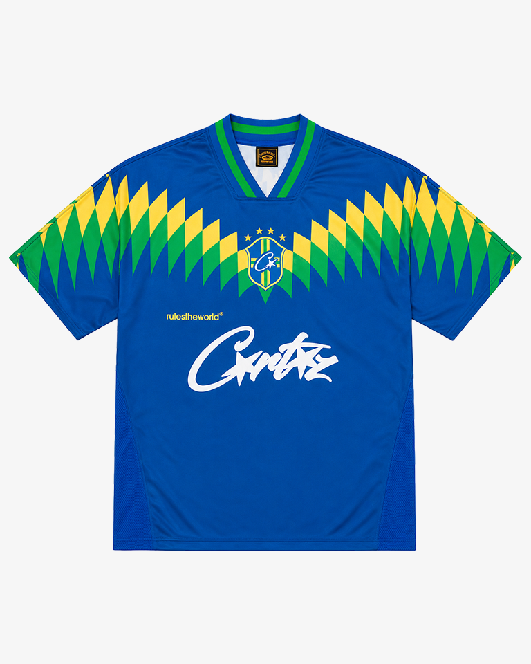 Corteiz Club RTW Football Jersey - BR Blue