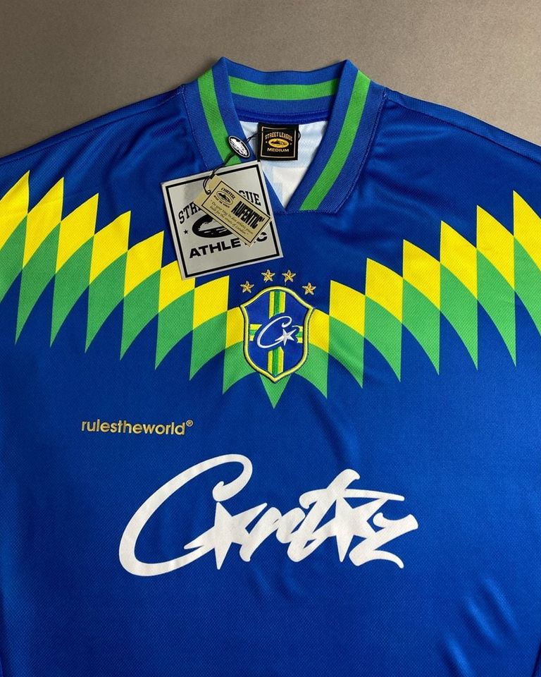 Corteiz Club RTW Football Jersey - BR Blue - Imagem 3