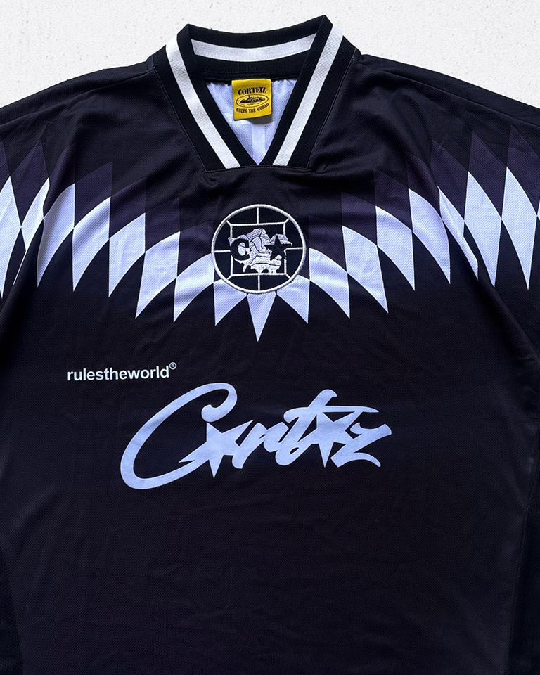 Corteiz Club RTW Football Jersey - Black - Imagem 3
