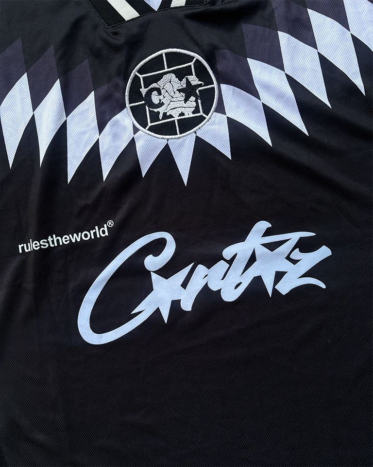 Corteiz Club RTW Football Jersey - Black - Imagem 4