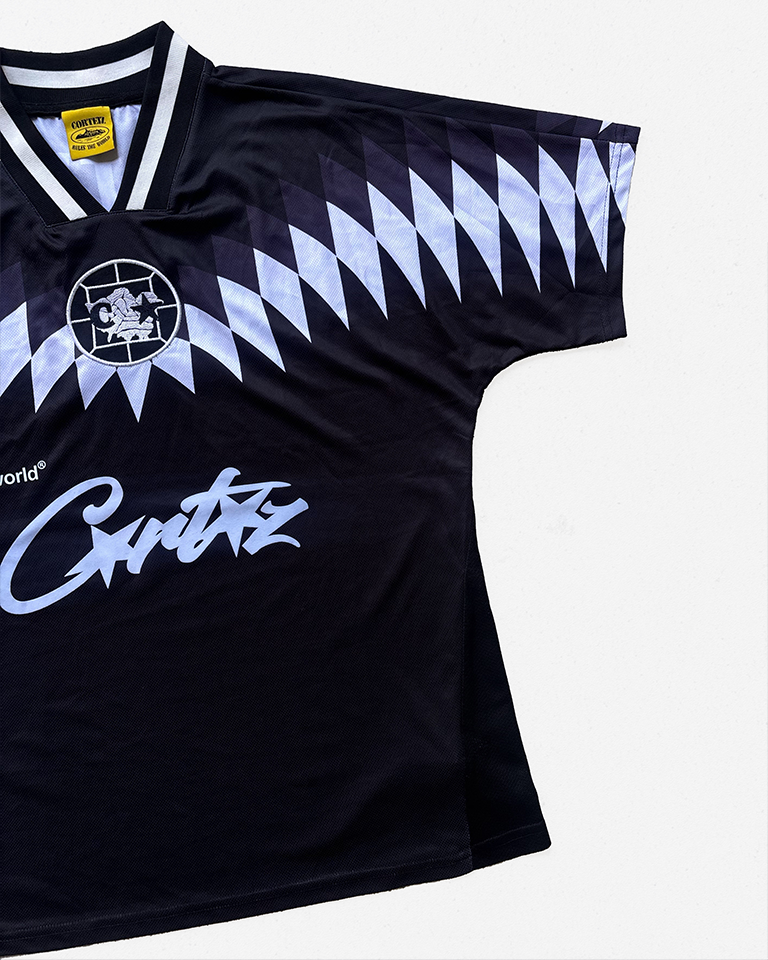 Corteiz Club RTW Football Jersey - Black - Imagem 5