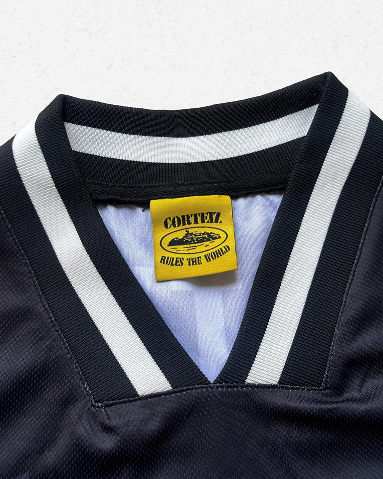 Corteiz Club RTW Football Jersey - Black - Imagem 6